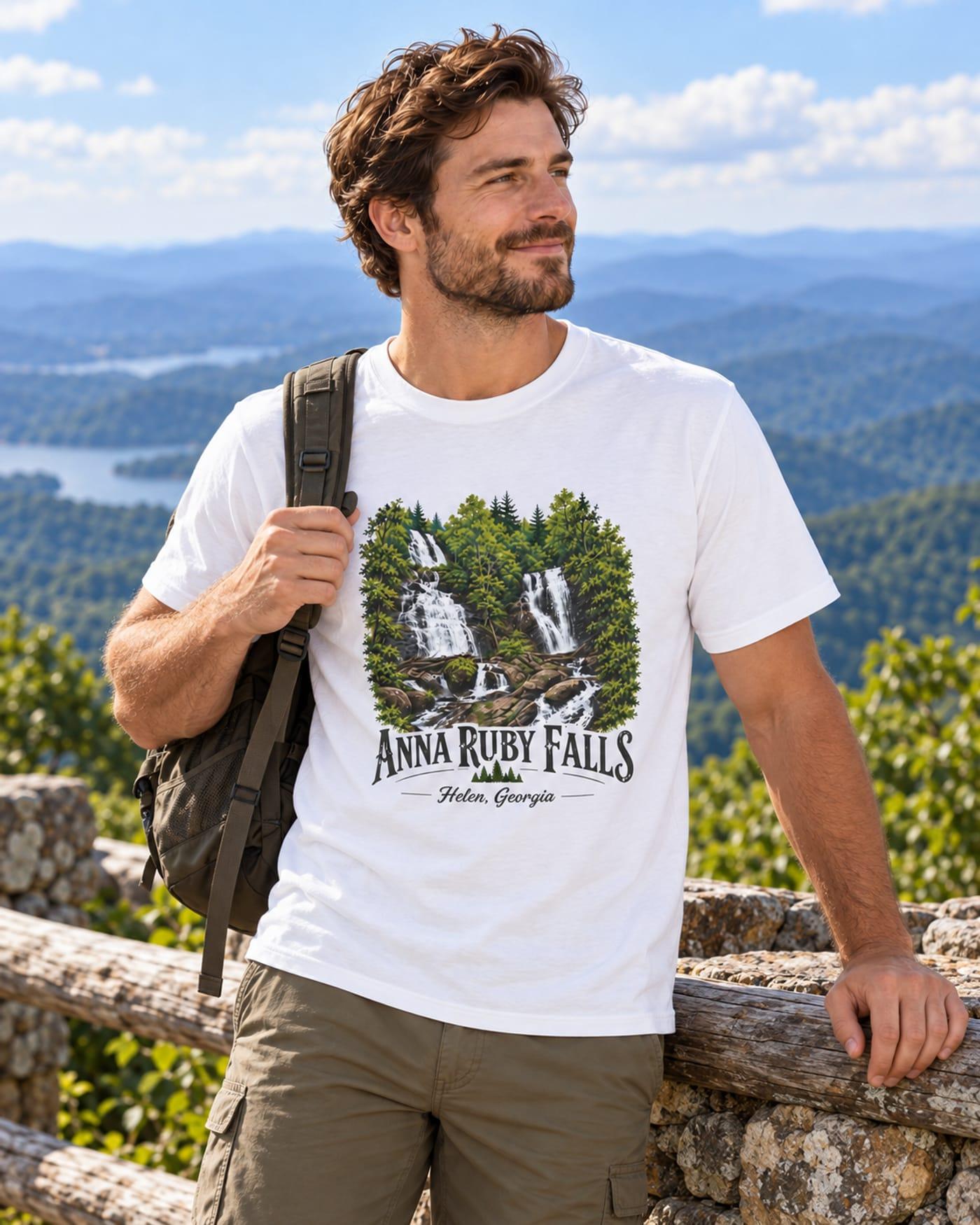 Anna Ruby Falls Tee in White