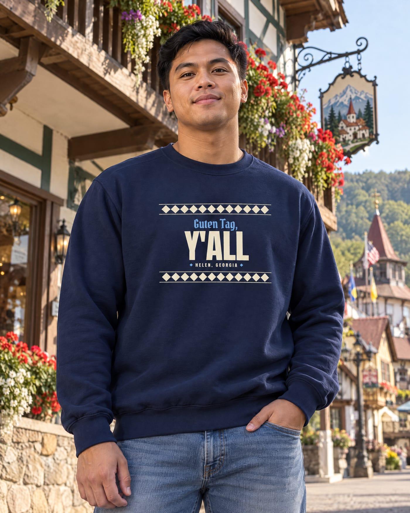 Guten Tag Y'all Sweatshirt (Dark)